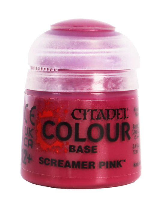 Base Screamer Pink 12ml Games Workshop Citadel Miniature Paint  WBGames