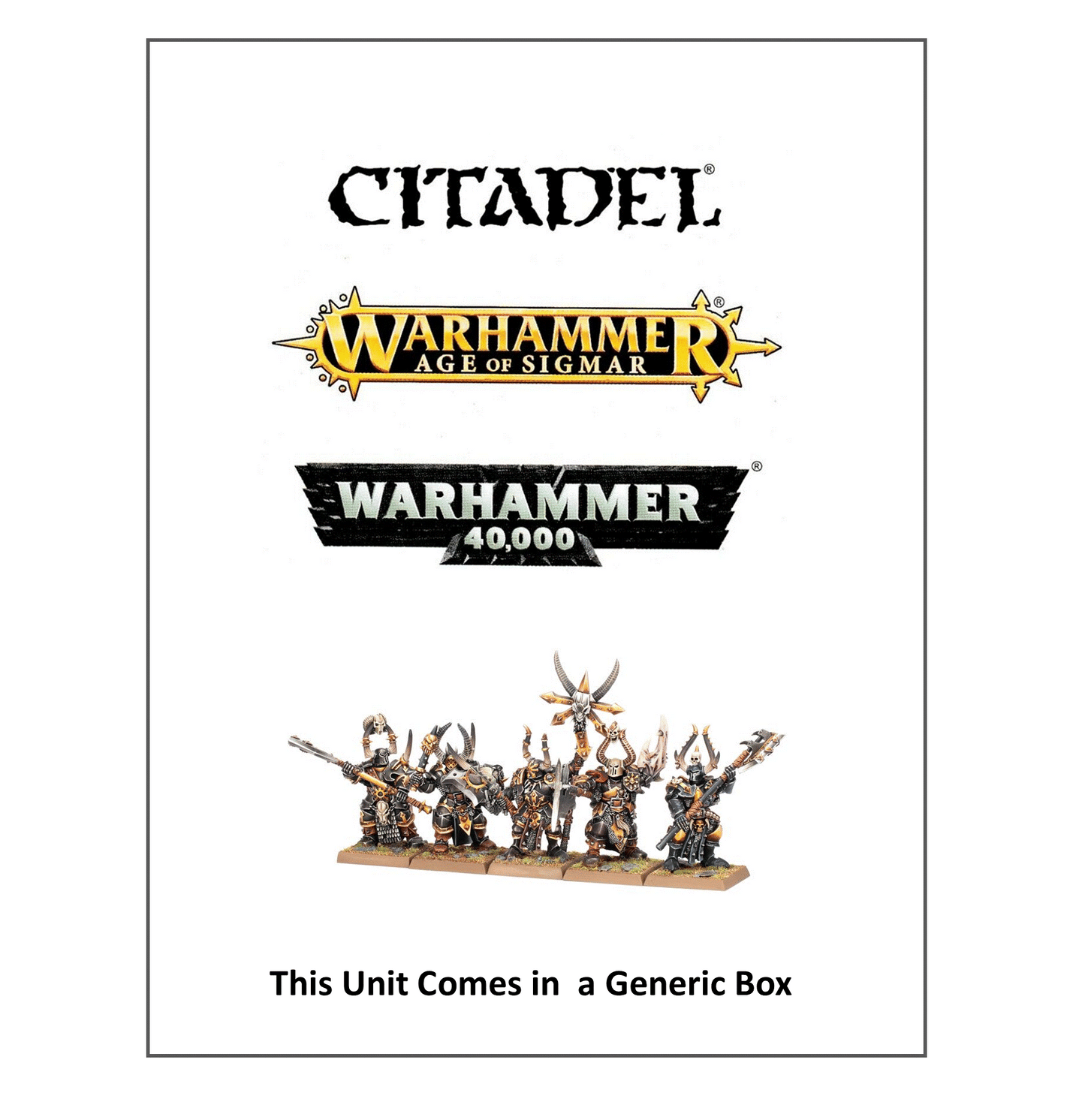 Chosen Chaos Warriors Command Warriors of Chaos Warhammer Old World