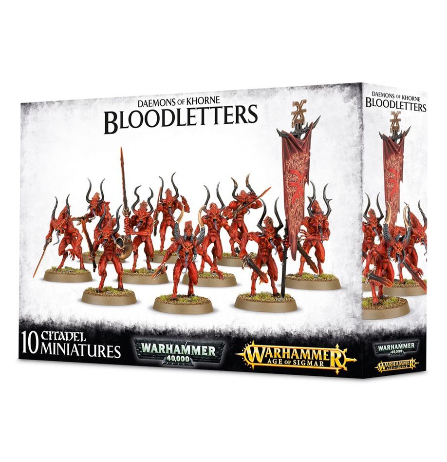 Bloodletters Daemons of Khorne Warhammer 40K Age of Sigmar