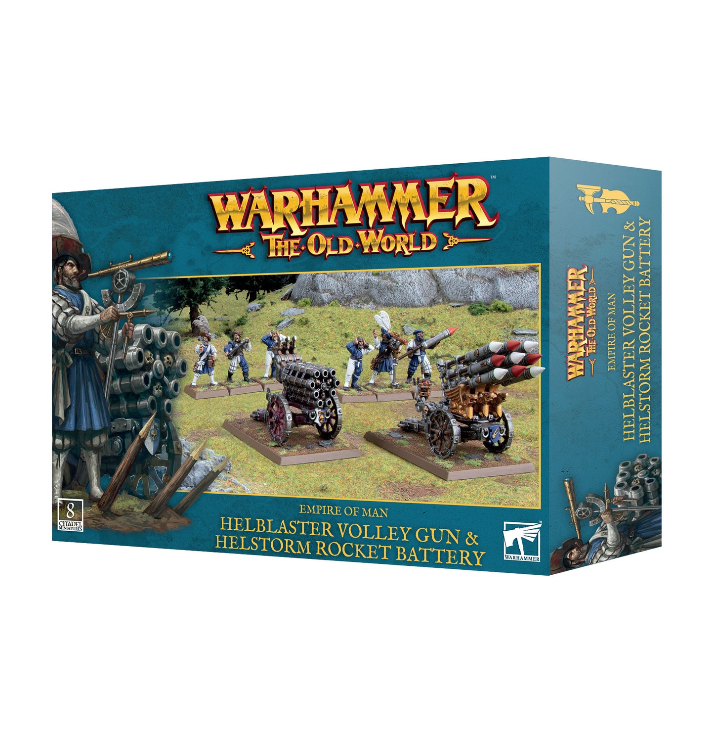 Helblaster Volley Guns Empire of Man Warhammer Old World PREORDER 02/01