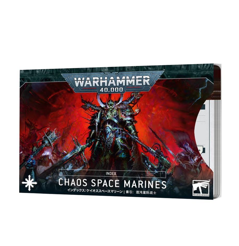 Chaos Space Marines Index Cards 10Th Edition Warhammer 40K