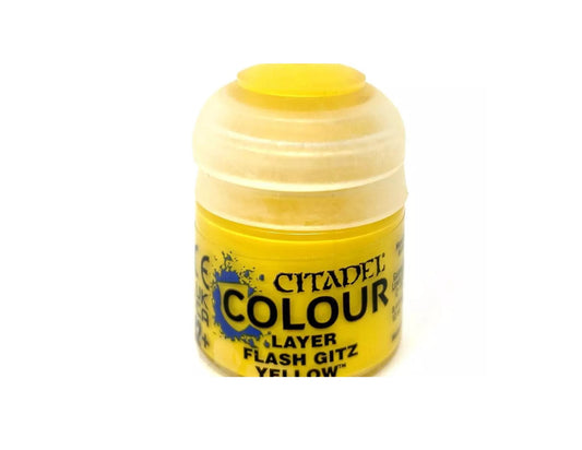 Layer Flash Gitz Yellow 12ml Games Workshop Citadel Miniature Paint