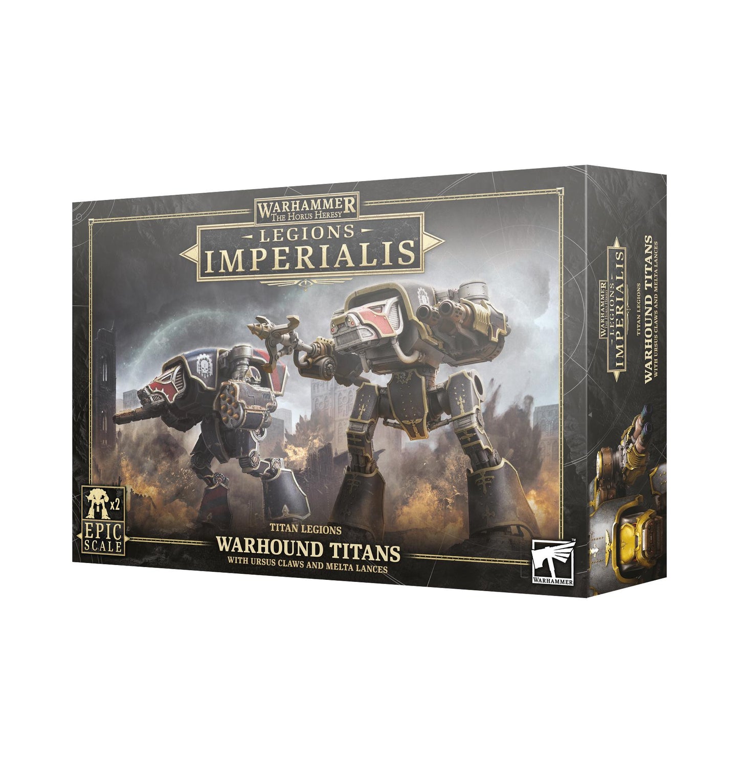 Warhound Titans with Ursus Claws Legions Imperialis NIB! WBGames