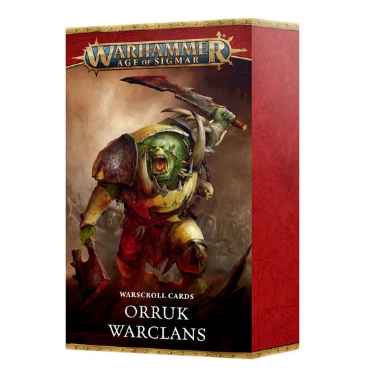 Warscroll Cards Orruk Warclans Warhammer Age of Sigmar