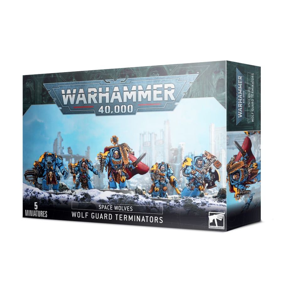 Wolf Guard Terminators Space Wolves Warhammer 40K NIB!   WBGames