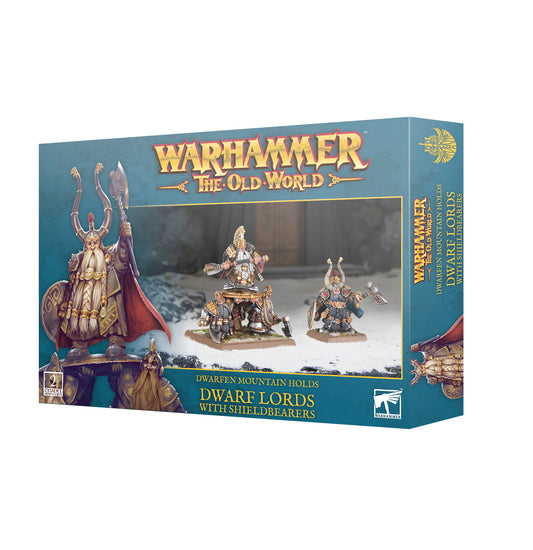 Dwarf Lords With Shieldbearers Warhammer Old World PREORDER 8/3 WBGames