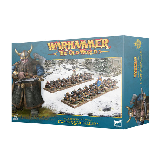 Dwarf Quarrellers Dwarfen Mountain Holds Warhammer Old World PREORDER 8/3 WBGames