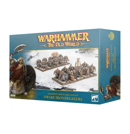 Dwarf Ironbreakers Dwarfen Mountain Holds Warhammer Old World PREORDER 8/3 WBGames