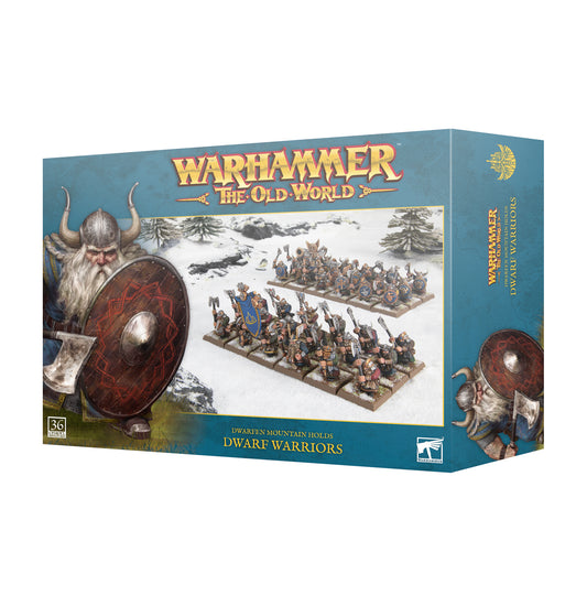 Dwarf Warriors Dwarfen Mountain Holds Warhammer Old World PREORDER 8/3 WBGames