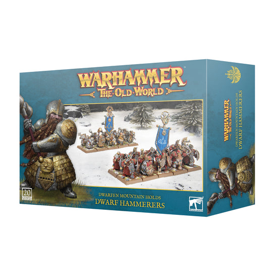 Dwarf Hammerers Dwarfen Mountain Holds Warhammer Old World PREORDER 8/3 WBGames