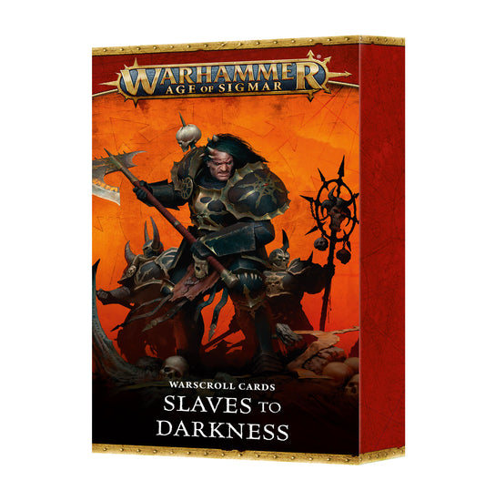 Warscroll Card Slaves to Darkness 4th Edition Warhammer Age of Sigmar PREORDER 12/7