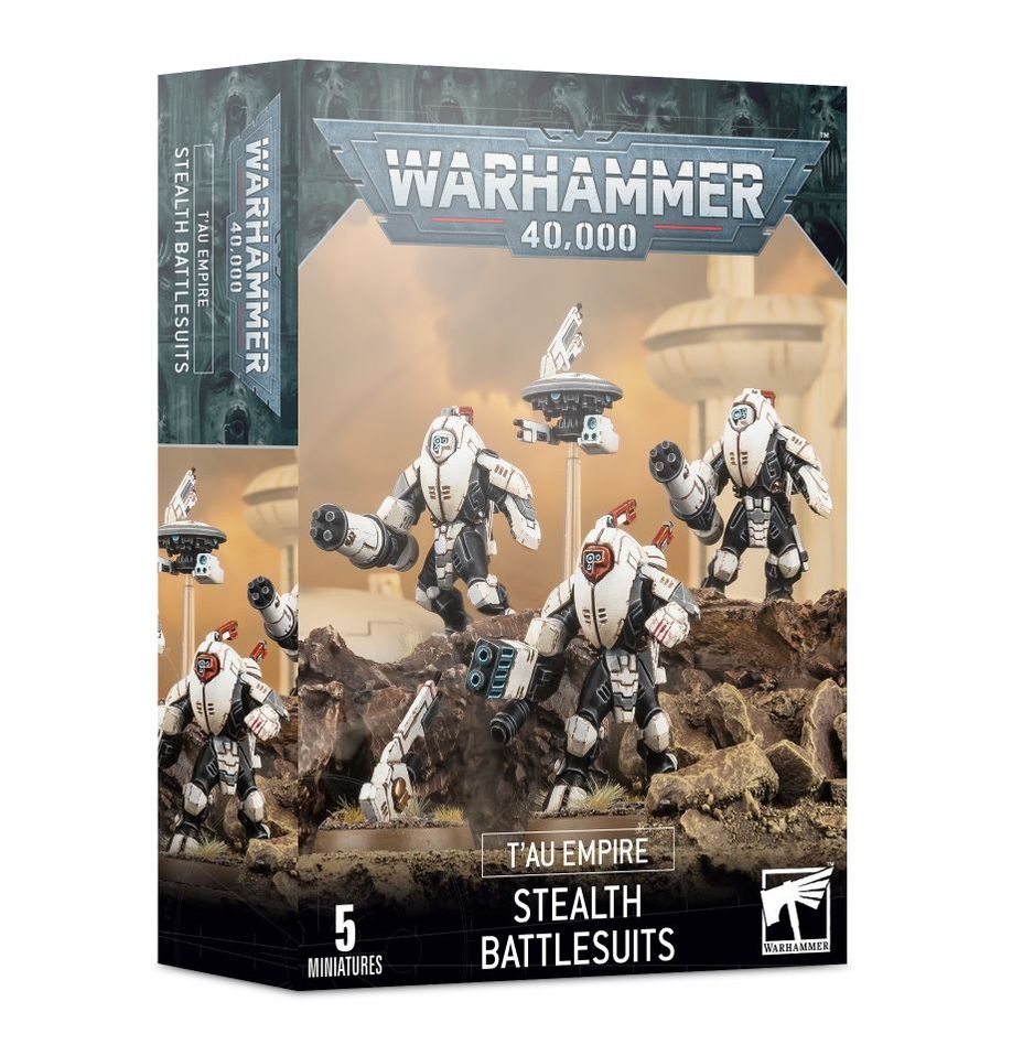 XV25 Stealth Battlesuits Tau Empire Warhammer 40K NIB!                   WBGames