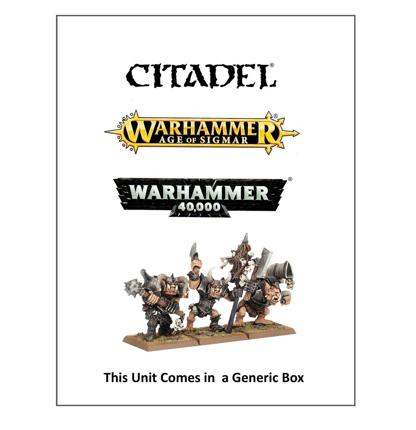 Chaos Ogre Command Warriors of Chaos Warhammer Old World