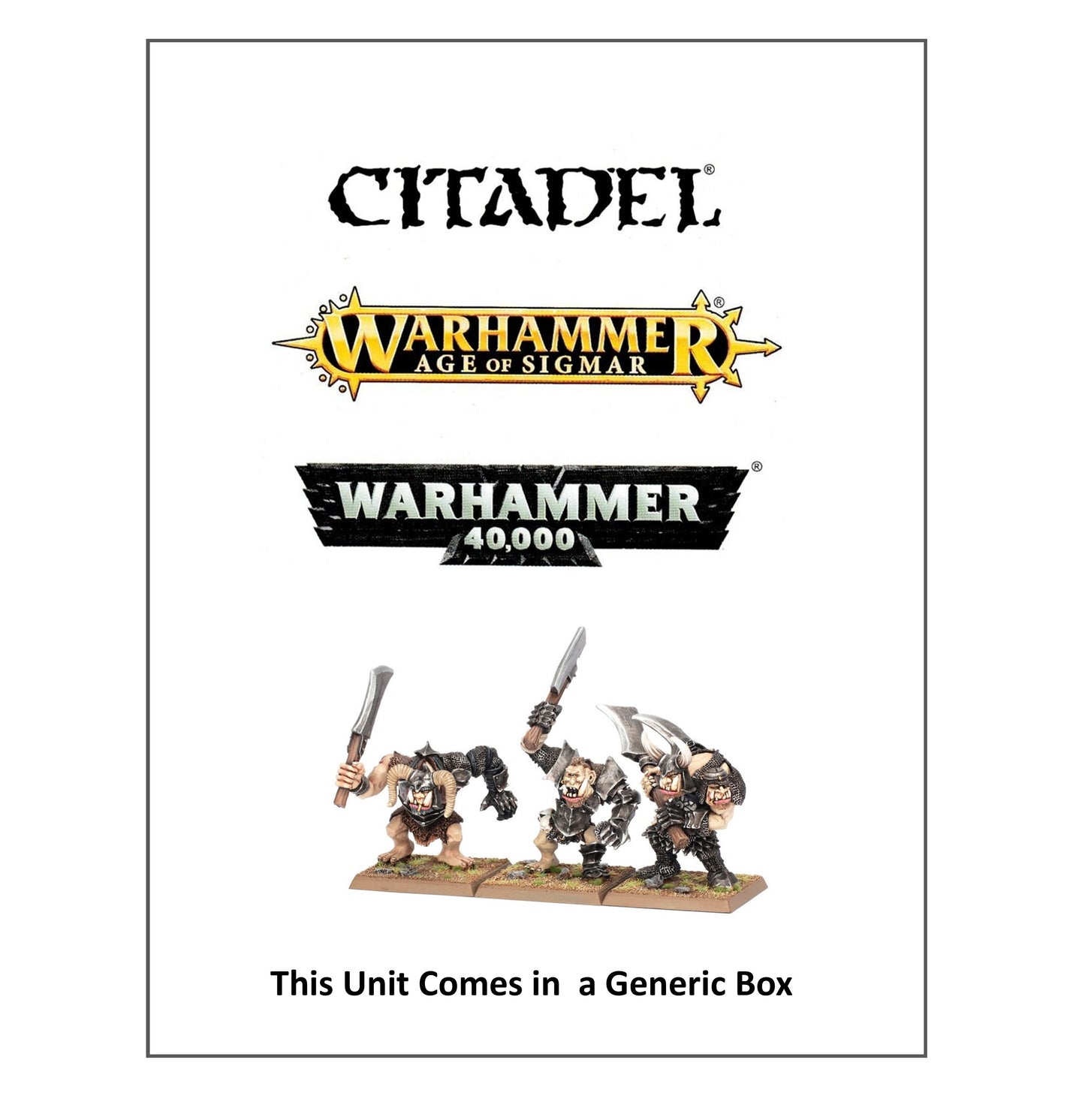 Chaos Ogres Warriors of Chaos Warhammer Old World