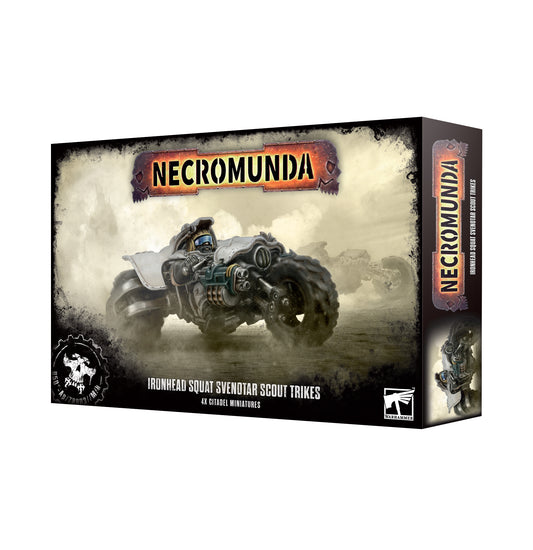 Ironhead Squat Svenotar Scout Trikes Necromunda Warhammer PREORDER 01/11