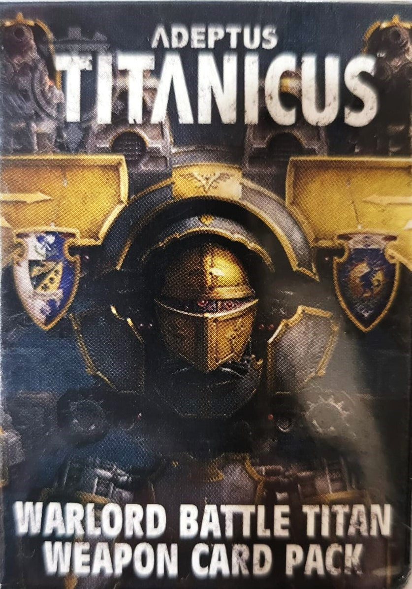 Adeptus Titanicus Warlord Battle Titan Weapon Card Pack WBGames – War ...