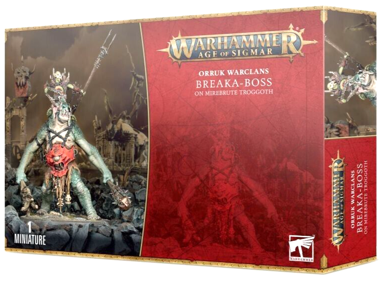 Breaka-boss on Mirebrute Troggoth Orruk Warclans Warhammer AoS NIB! WB ...