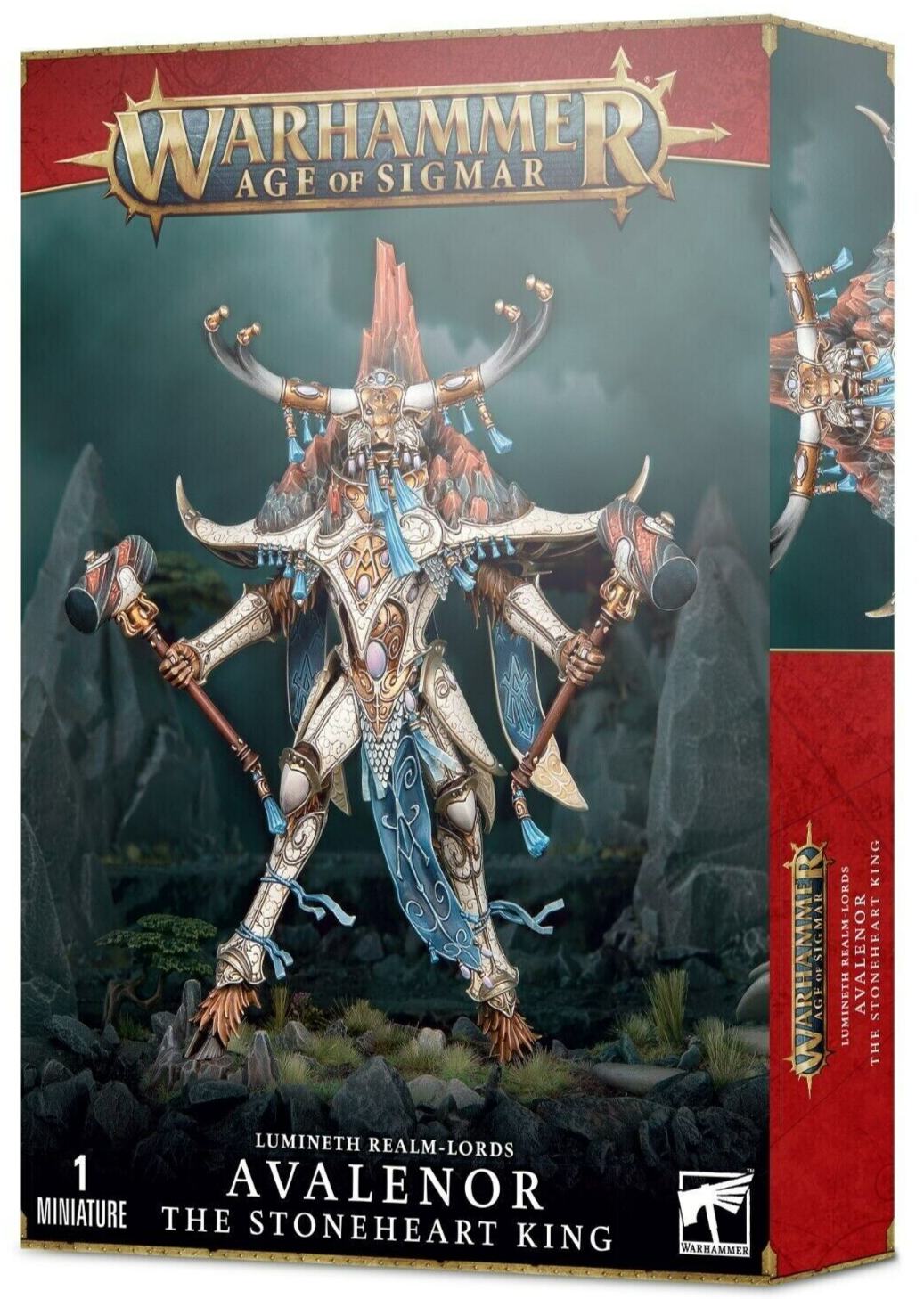 Avalenor the Stoneheart King Lumineth Realm-Lords Warhammer AoS