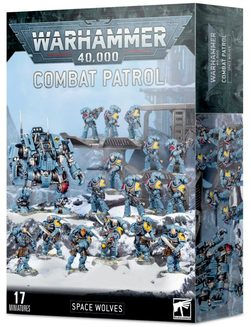 Space Wolves Combat Patrol Army Set Warhammer 40K NIB!                   WBGames