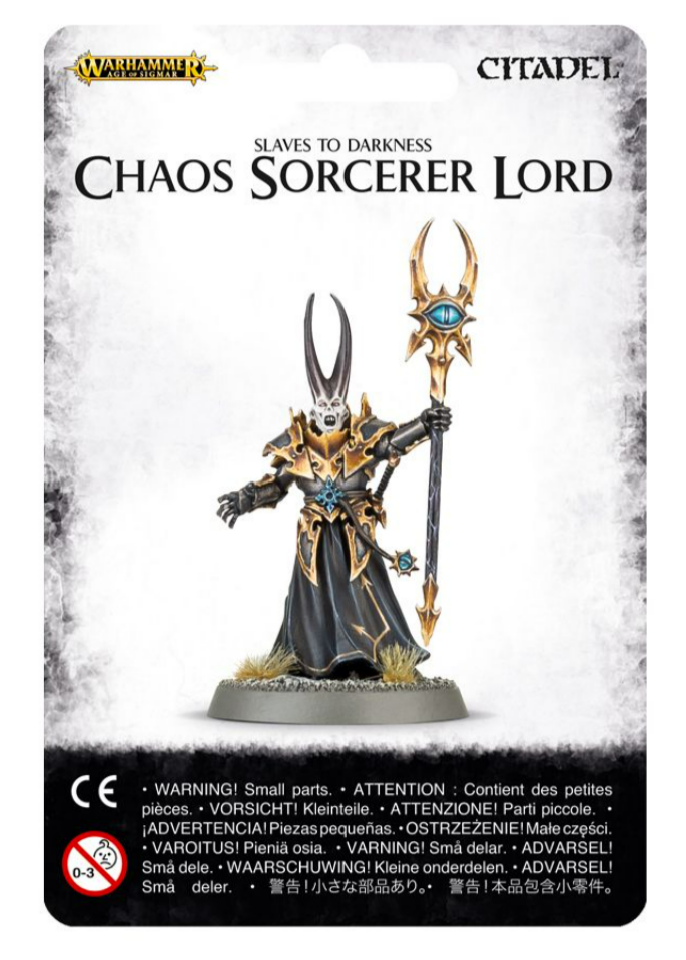 Chaos Sorcerer Lord Warriors of Chaos Slaves to Darkness Warhammer AoS