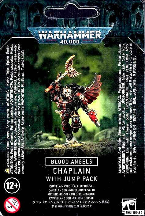 Chaplain with Jump Pack Blood Angels Space Marines Warhammer 40K