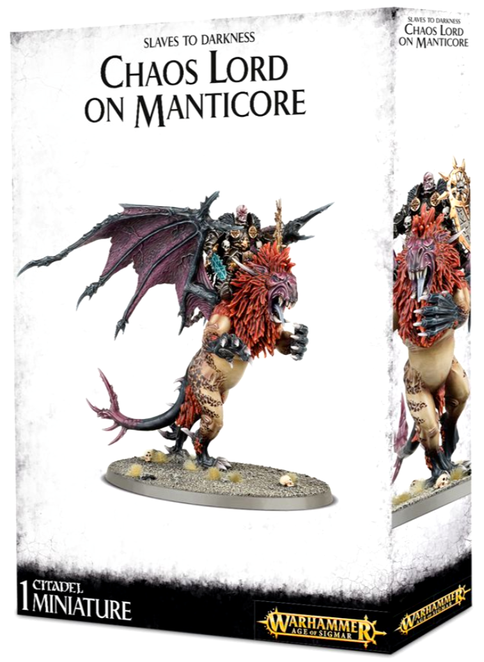 Chaos Lord on Manticore Slaves to Darkness Warhammer AoS