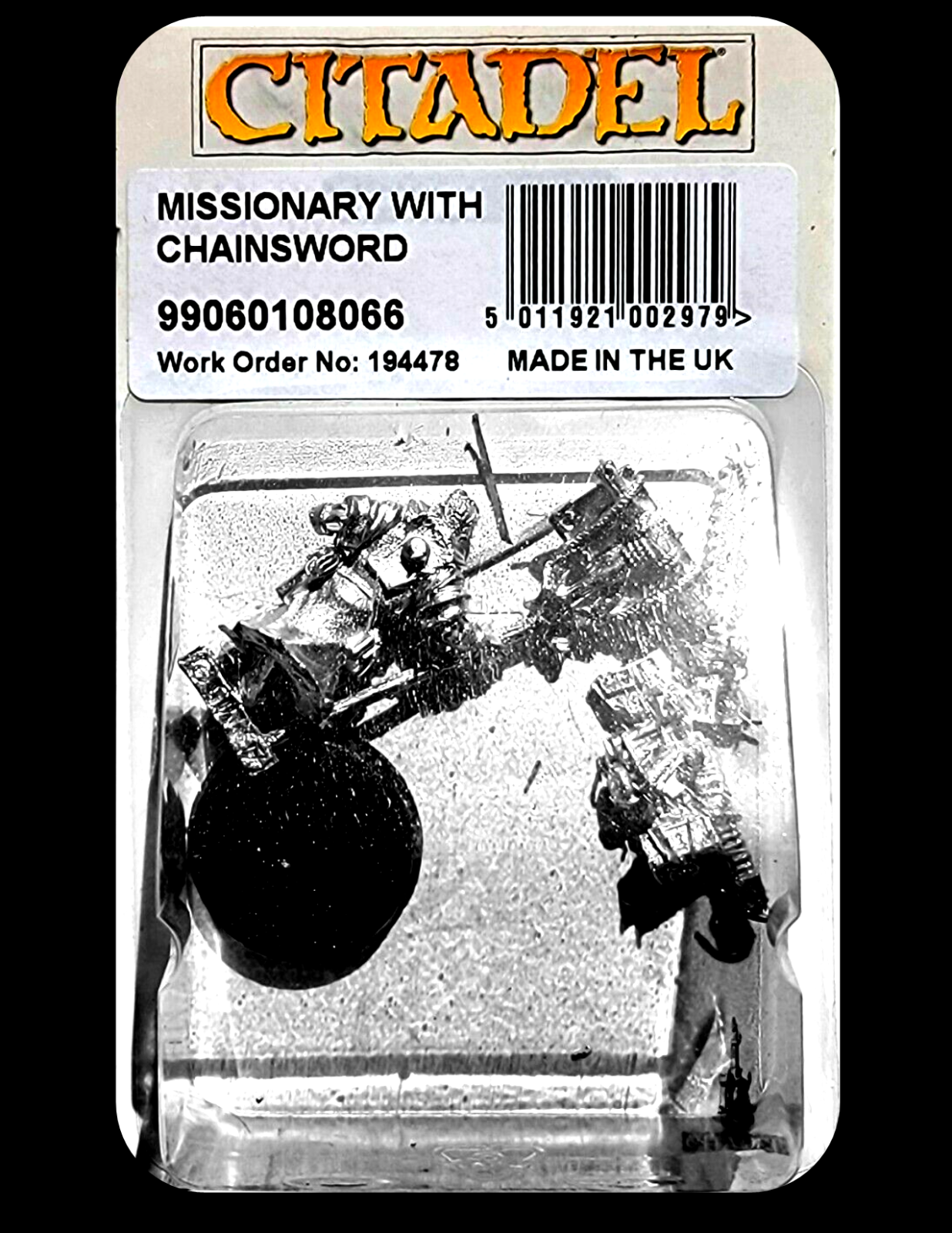 Missionary with Chainsword Astra Militarum Warhammer 40K NIB!            WBGames