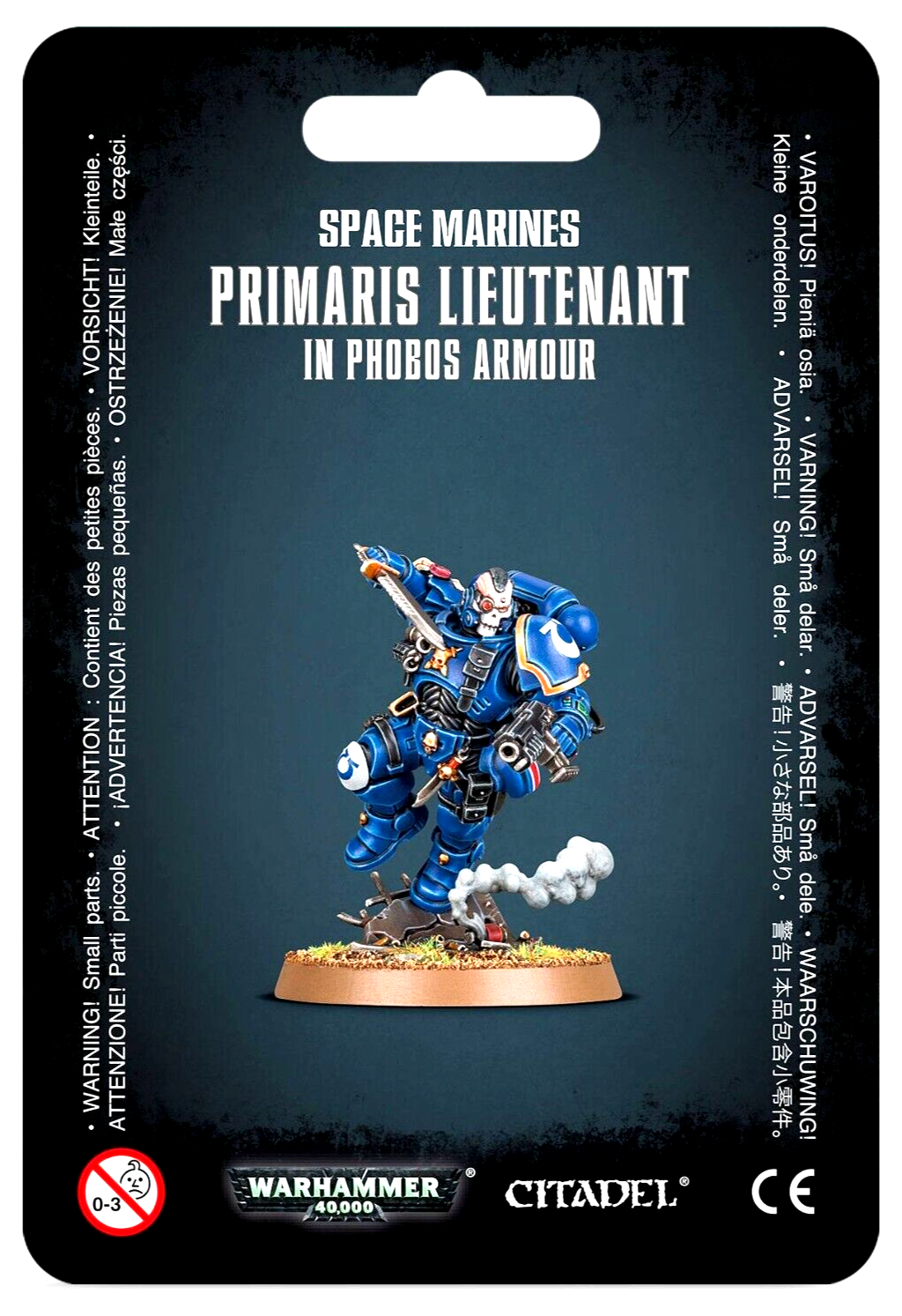 Primaris Lieutenant in Reiver Armour Space Marines Warhammer 40K